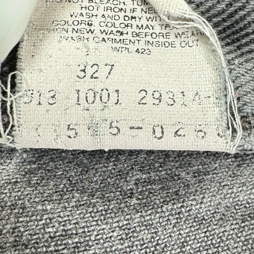 Vintage Levi's 505 Jeans Mens 33x30 Faded Black USA Distressed Grunge Tag 36x32
